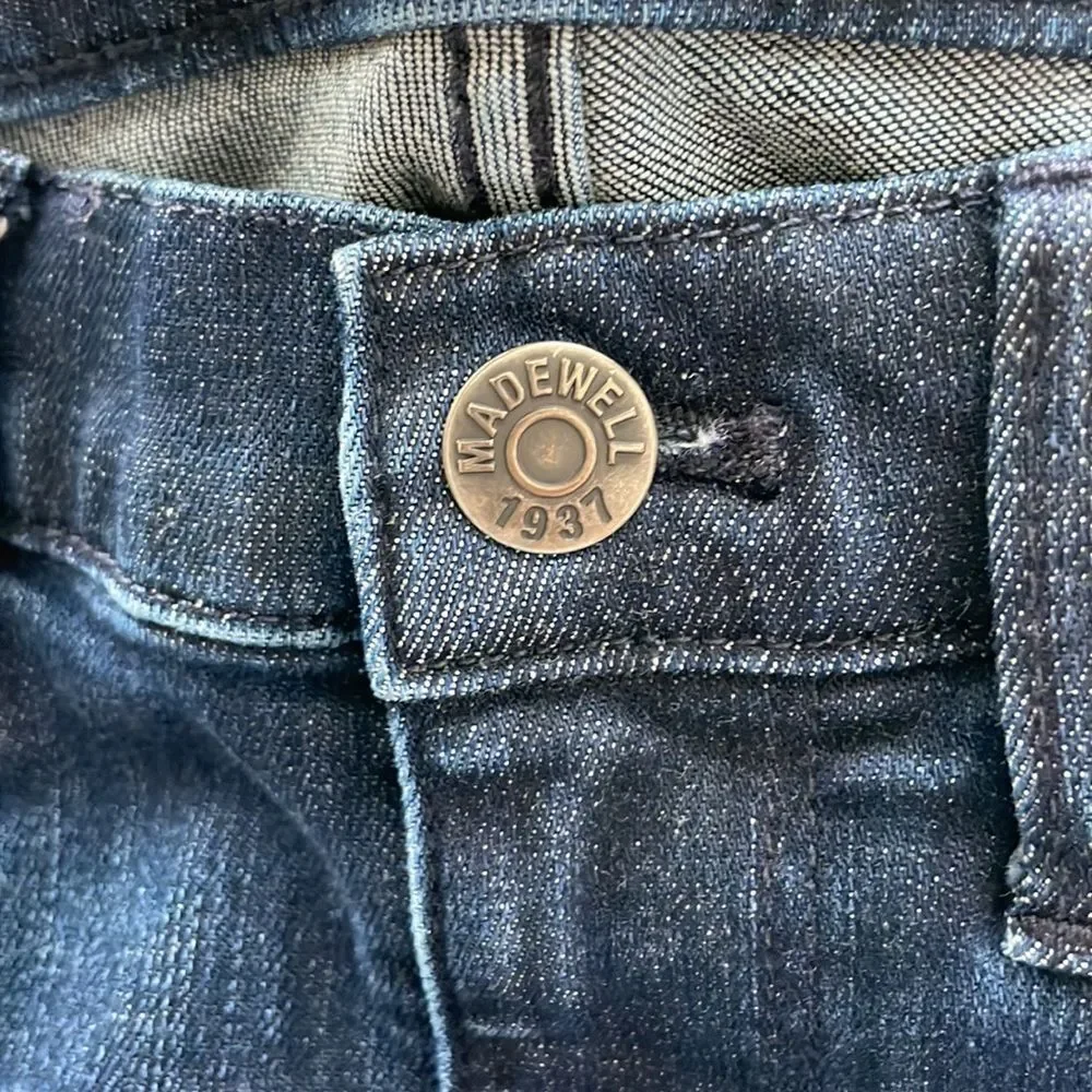 Madewell Skinny Skinny Blue Jeans. Mid Rise. Size 27.